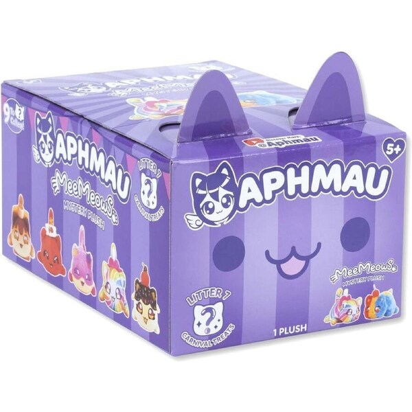 Aphmau MeeMeows Mystery Plush Carnival Treats (Litter 7) Single Pack Assorted