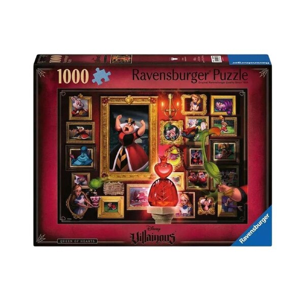 Ravensburger Disney Villainous Queen of Hearts 1000 Piece Puzzle