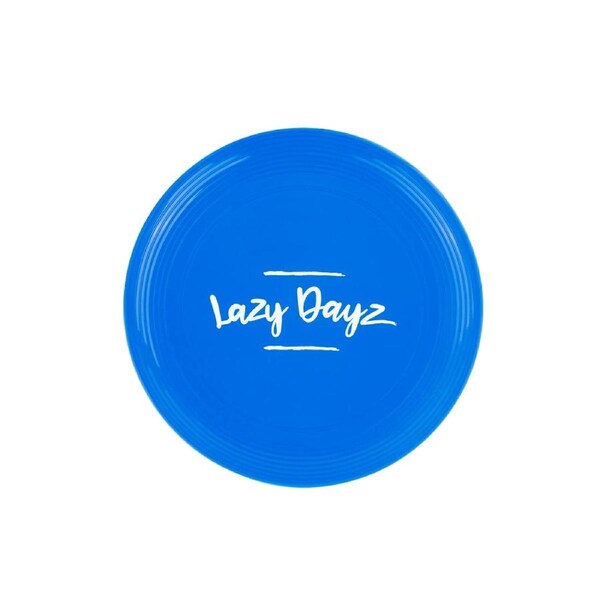 28cm Lazy Dayz Jumbo Neon Beach Frisbee - Blue