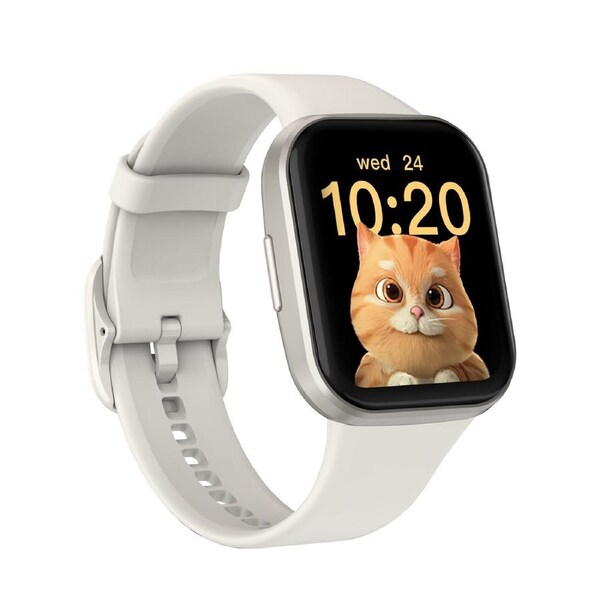 Bluetooth Smart Watch 1.83" Touch Screen Heart Rate BT 5.3 - Silver