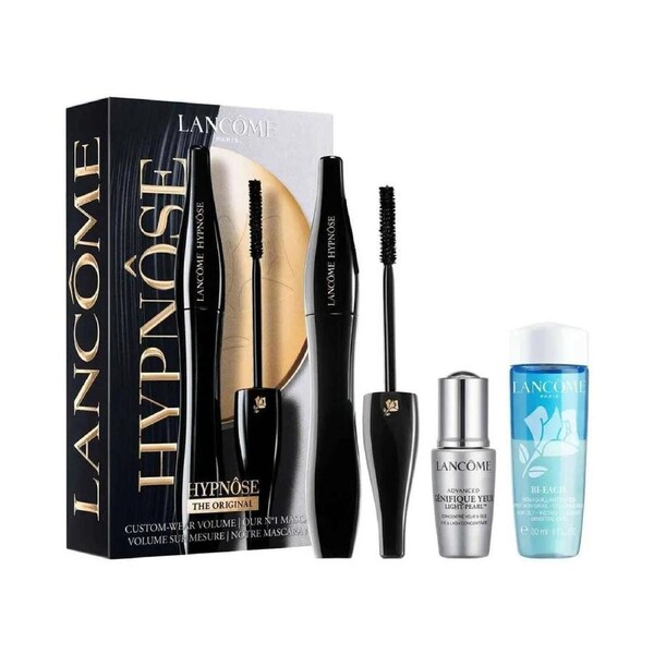 Lancome Hypnose Mascara With Genifique Light Pearl & Bi-Facil 3 Piece Set