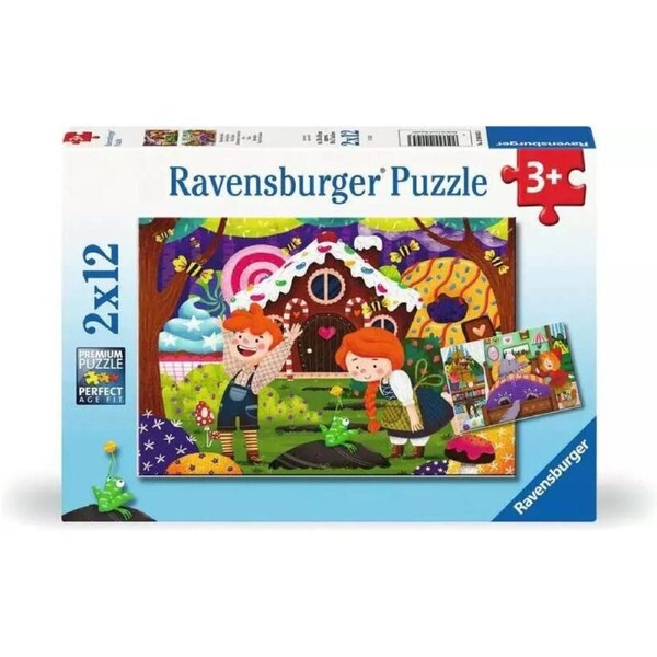 Ravensburger - Wild Things Fairytales Puzzle 2 x 12 Piece
