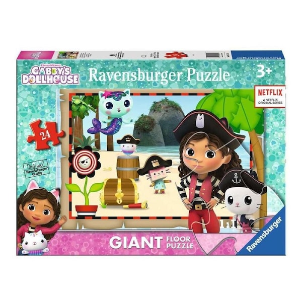 Ravensburger - Gabbys Dollhouse Giant Floor Puzzle 24 Piece