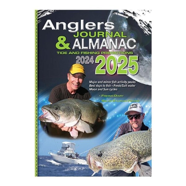 AFN 2025 Anglers Journal & Almanac Fishing Logbook 64-Pages 26x19cm Paperback