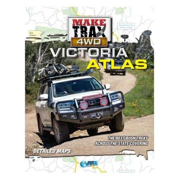 Make Trax 4WD Victoria Off-road Atlas OutdoorGuide Book 144-Pages 30.5x24cm