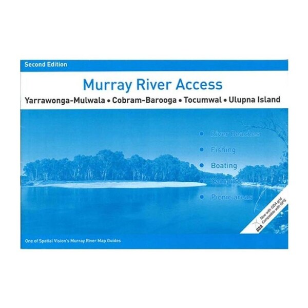 Murray River Access Book#1 River Fishing Outdoor Guide 28-Page 21x30cm BLU
