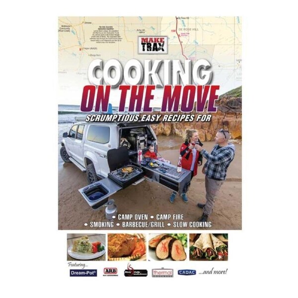 Make Trax Cooking On The Move 160-Pages Camping Cooking Book 31.3x21.3cm