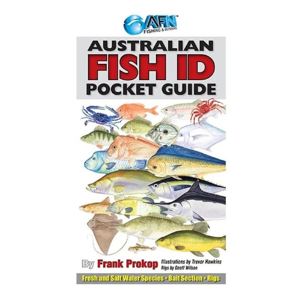 AFN Australian Salt/Freshwater Fish ID Pocket Guide Book 128-Pages 22x12cm