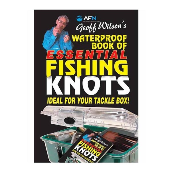 AFN Waterproof Book of Essential Fishing Knots 16-Pages Knot Book 14.9x10.3cm