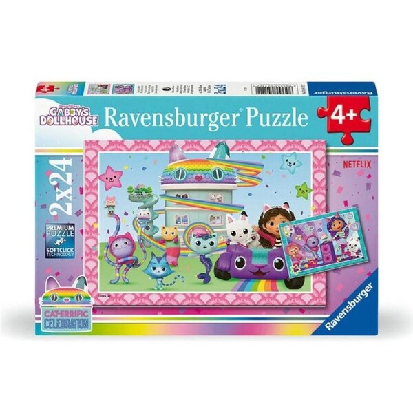 Ravensburger Gabbys Dollhouse Ready to Party Puzzle 2x 24 Pc