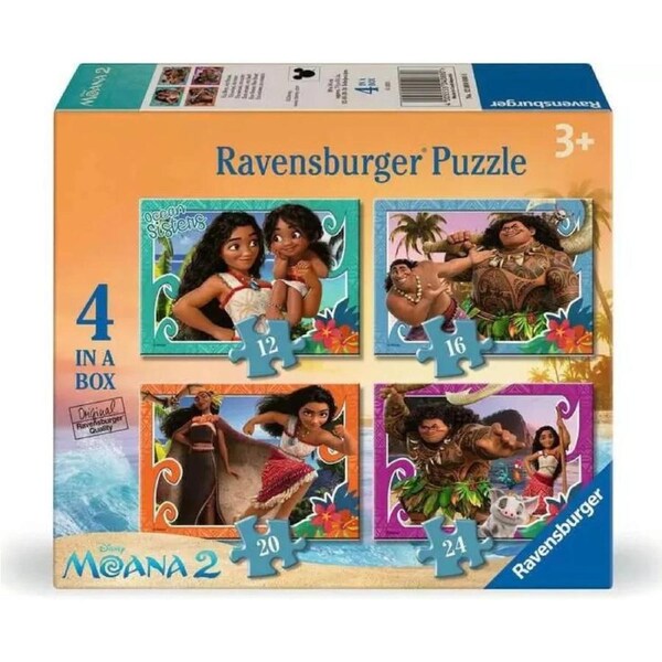 Ravensburger - Disney Moana Puzzles 12/16/20/24 Piece