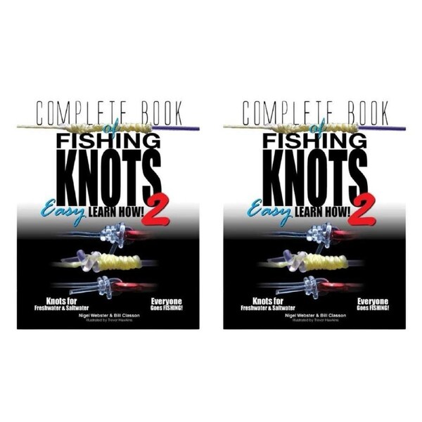 2PK AFN Complete Book of Fishing Knots 2 Knot Tying Guide Book 28x25cm Paperback