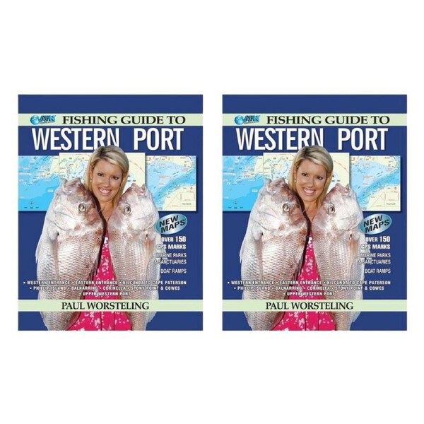 2PK AFN Fishing Guide to Western Port Fishing Guide Book 64-Pages 28.5x22cm