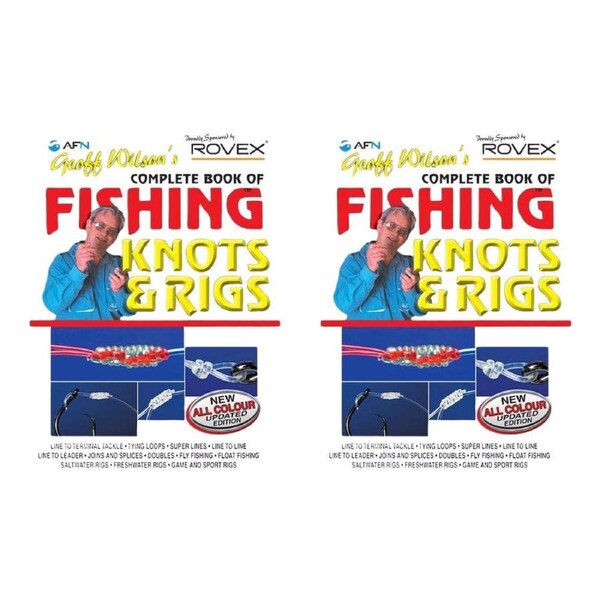 2PK AFN Geoff Wilsons Book of Fishing Knots & Rigs 96-Pages 30x21.5cm Paperback