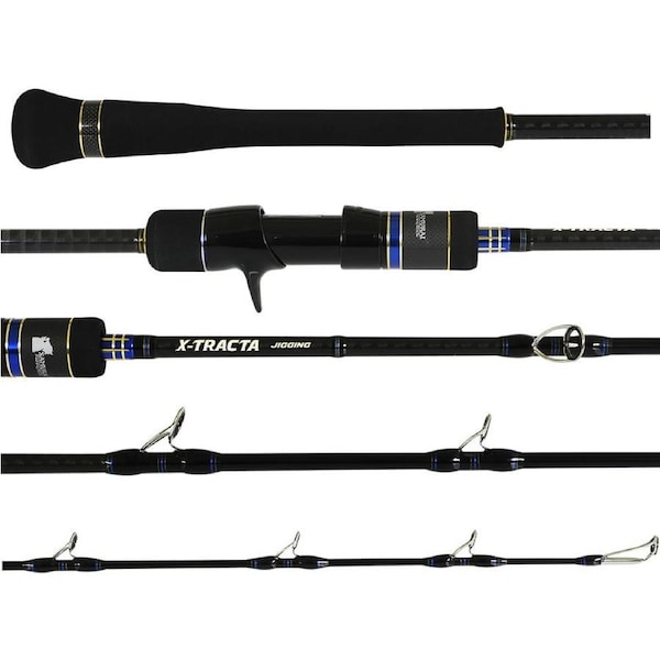 Samurai X-Tracta Jig Carbon Fishing Rod over Head 5ft 6 inch 1 Piece PE 4 - 8