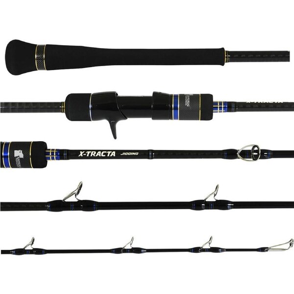 Samurai X-Tracta Jig Carbon Fishing Rod over Head 5ft 6 inch 1 Piece PE 2 - 4