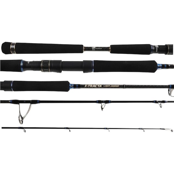 Samurai X-Tracta Jig Carbon Fishing Rod Light Medium Fast 6ft 1 Piece 120g