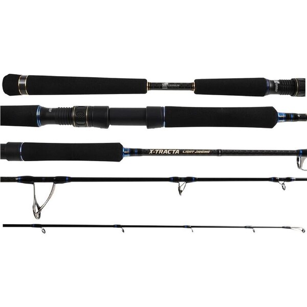Samurai X-Tracta Jig Carbon Fishing Rod Light Medium Fast 6ft 1 Piece 20g