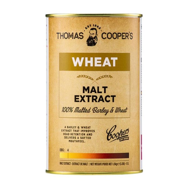 Coopers Wheat Malt Extract Homebrew Beer Brewing Extract