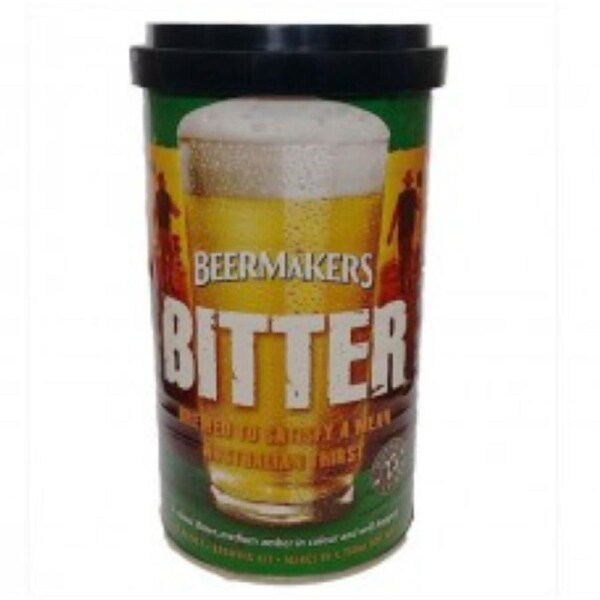Beermakers Bitter Ale Beerkit 1.7kg Homebrew Beer Extract Tin