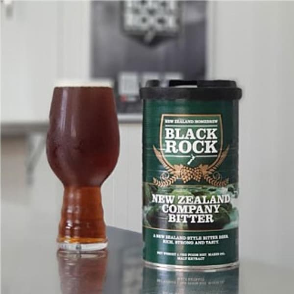 Black Rock NZ Company Bitter Beerkit 1.7kg Homebrew Beer Extract Tin