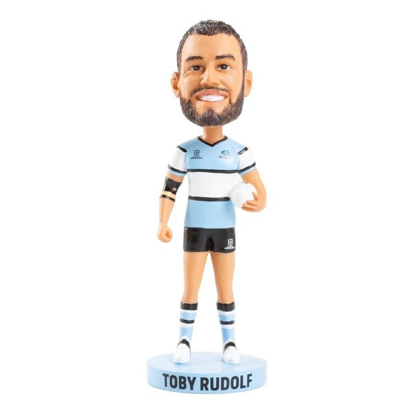 Cronulla Sharks Toby Rudolf NRL Bobblehead Collectible Statue