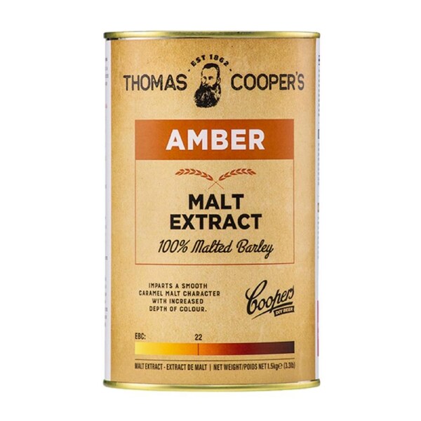 Coopers Amber Malt Extract Homebrew Beer Brewing Extract