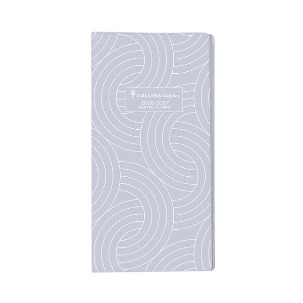 2026-2027 2-Year Diary Collins Colplan B6/7 Month to View Grey 11W.V98-26