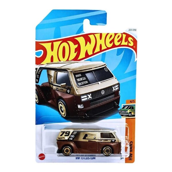 Hot Wheels Diecast Car 1:64 Scale - VW T3 Custom, Toy Car Model HRY57