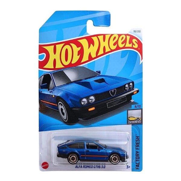 Hot Wheels Diecast Car 1:64 Scale - Alfa Romeo GTV6 3.0, Toy Car Model HTF13