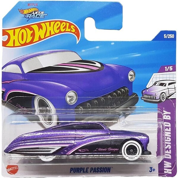 Hot Wheels Diecast Car 1:64 Scale - Purple Passion, Toy Car Model HYW63