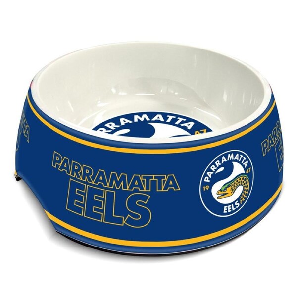 Parramatta Eels NRL Team Design 710ml Melamine Dog Bowl