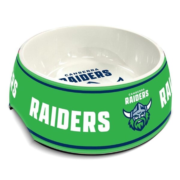 Canberra Raiders NRL Team Design 710ml Melamine Dog Bowl
