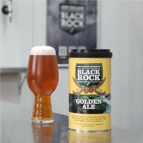 Black Rock Golden Ale Beerkit Homebrew Beer Extract Tin DIY Kit
