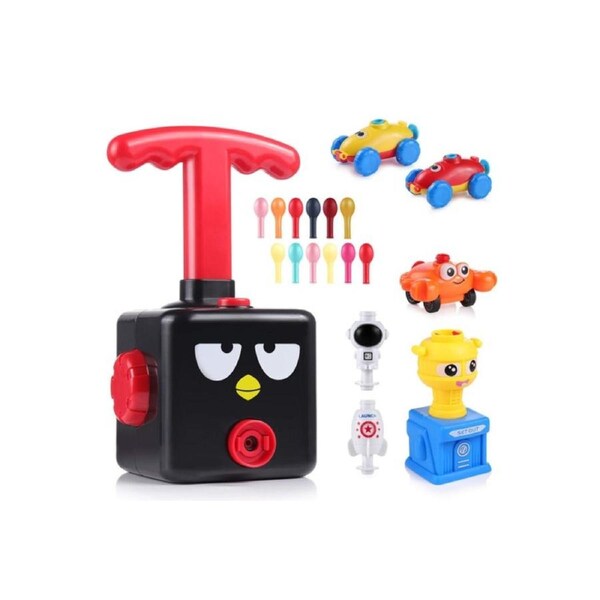 Balloon Power Launch Car, 19-in-1 Balloon Car Inertia Toy, Holiday Birthday Gift for Boys and Girls