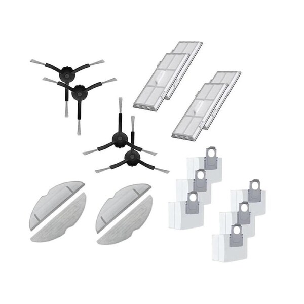 Side Brush Filter Mop Cloth Dust Bags Vacuum Cleaner Replacement Accessories for S8 / S8 + / S8 Pro / G20