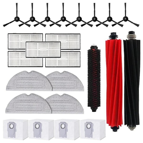 Replacement Parts for S8 S8 + (S8 Plus) S8 Pro Ultra Robot Vacuum Cleaner,Accessories Kit Roller Brush
