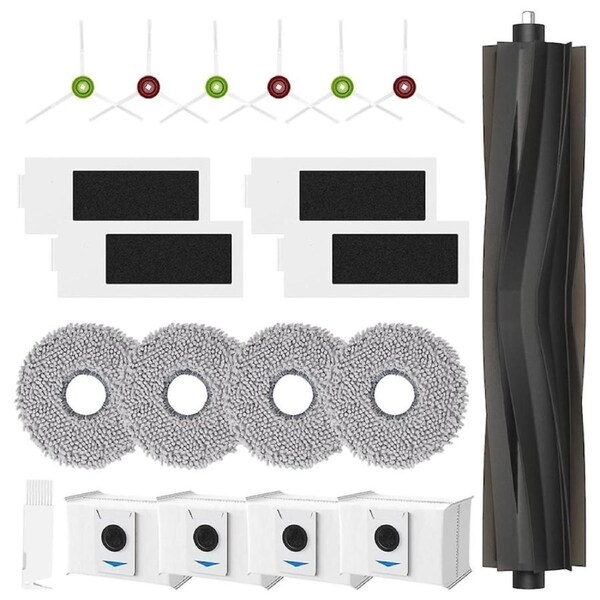 For T20 Omni/Max/Pro/T20 Max Vacuum Cleaner Accessories Kit Main Side Brush Hepa Filter Mop Cloth Dust Bags
