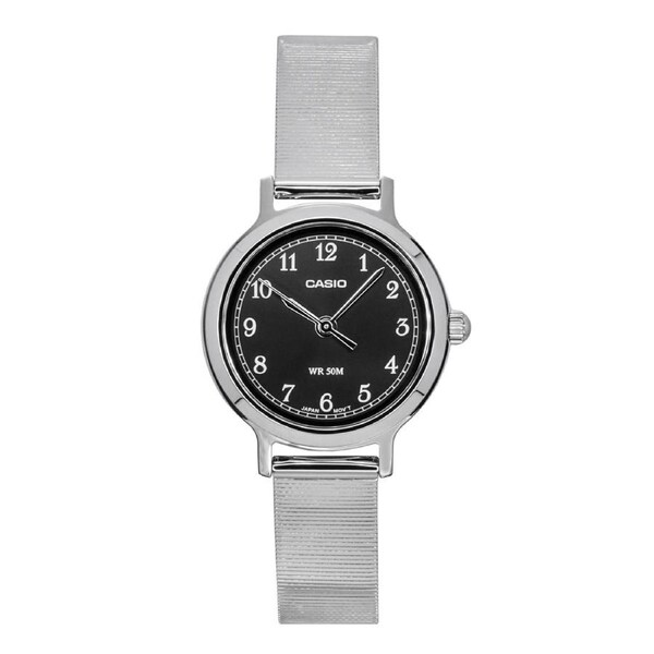 Casio Standard Analog Stainless Steel Black Dial Quartz LTP-B170D-1BV Women's Watch