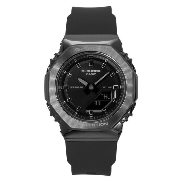Casio G-Shock Analog Digital Bio-Based Resin Strap Black Dial Quartz GM-S2110B-8A 200M Women's Watch