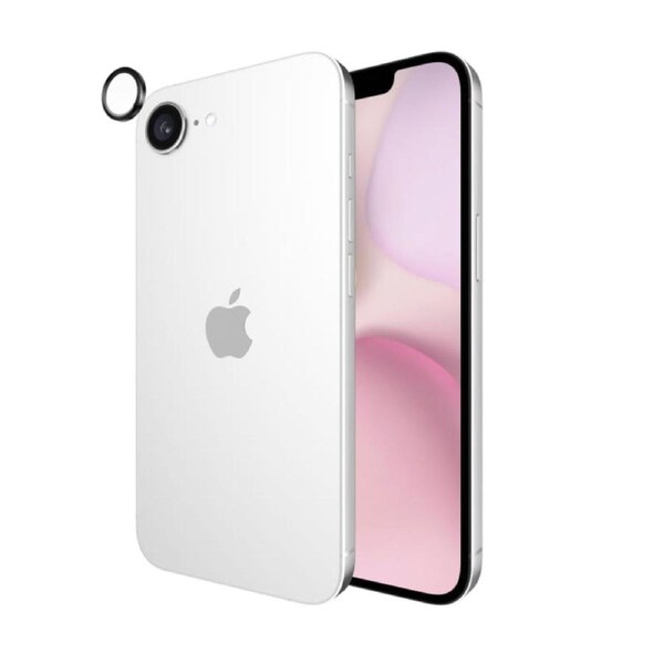 Case-Mate Aluminium Ring Lens Protector for iPhone 16e/15/14/13 - Black