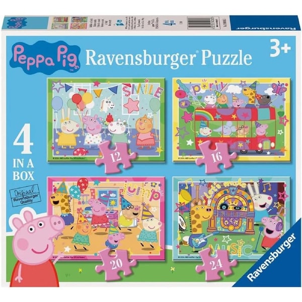Ravensburger - Peppa Pig 4 Puzzles In A Box