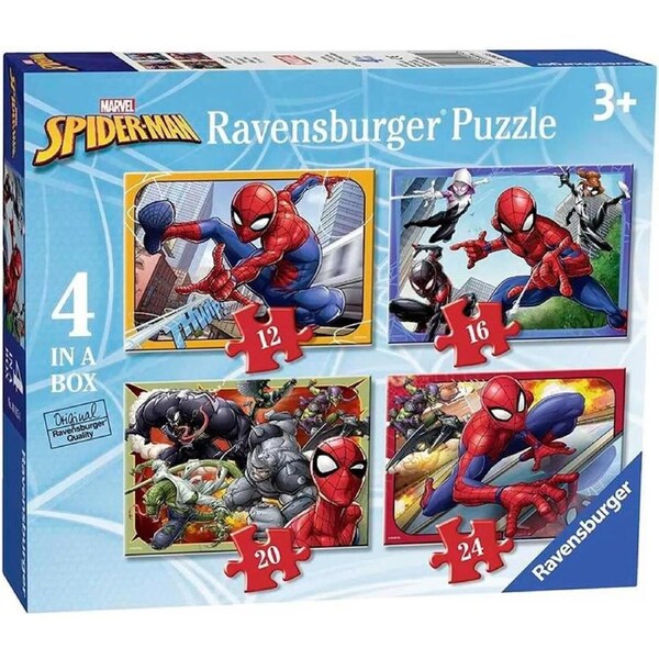 Ravensburger - Spider-Man 4 Puzzles In A Box