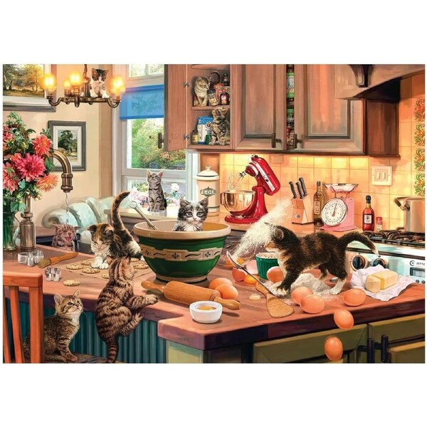 Anatolian - Kitten Kitchen Capers Large Piece Puzzle 700pc