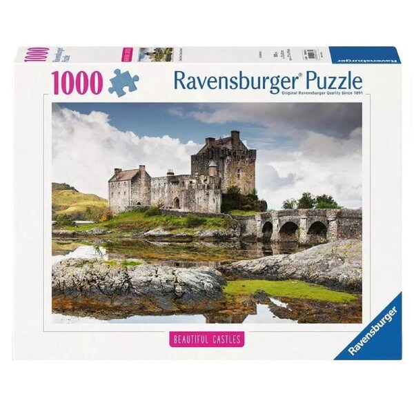 Ravensburger Beautiful Castles Urquhart Castle Scotland UK 1000 Piece Jigsaw Puzzle