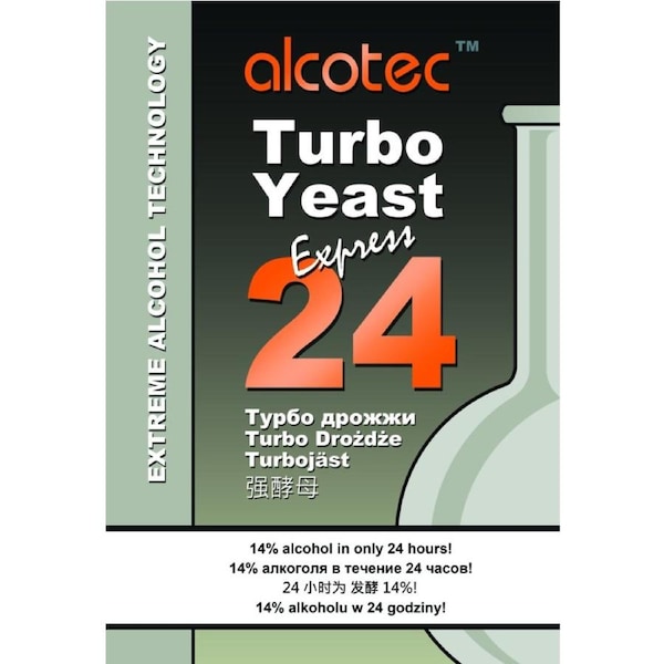 Alcotec 24hr Turbo Homebrew Spirit Distilling Yeast Brewing