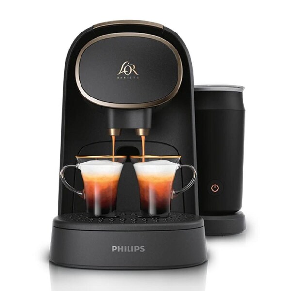 Philips Single/Double Capsule Pod Coffee Machine - Barista Cappuccino Latte Maker