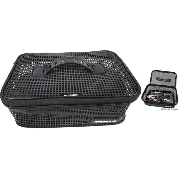 Atomic Large Fishing Storage Box Mesh for Lures, Leader and Tools