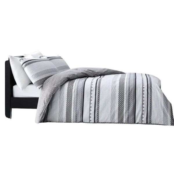 Gabrielle Grey Quilt Cover Set King