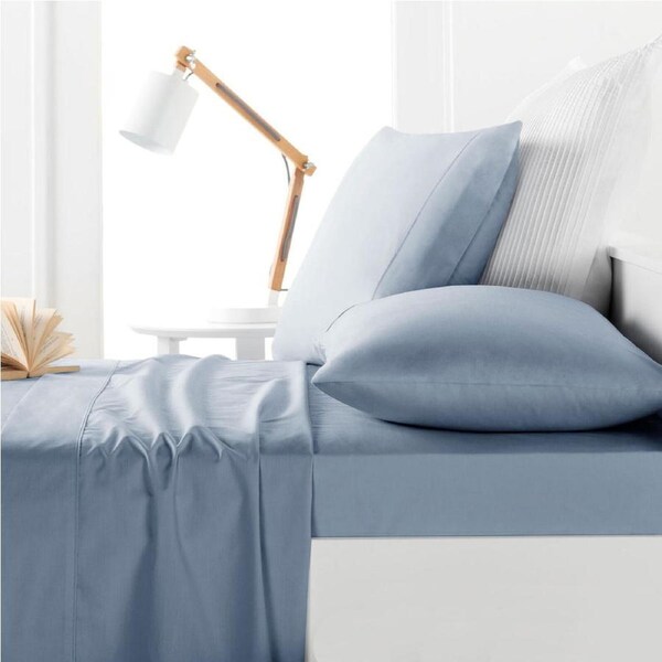 Belmondo 225TC Sheet Set French Blue - King